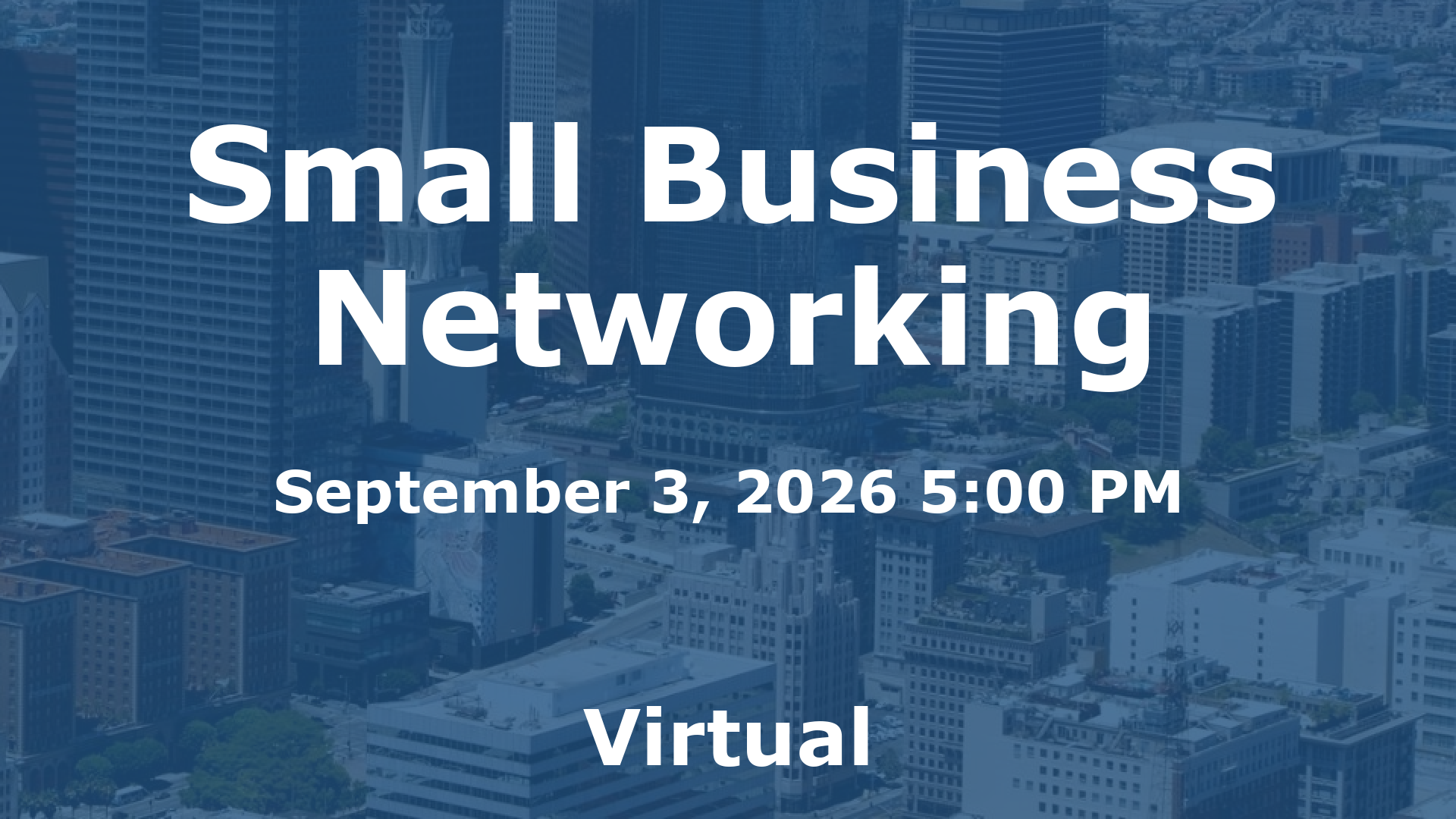 Small Business Networking event image